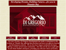 Tablet Screenshot of digregoriodevelopments.com